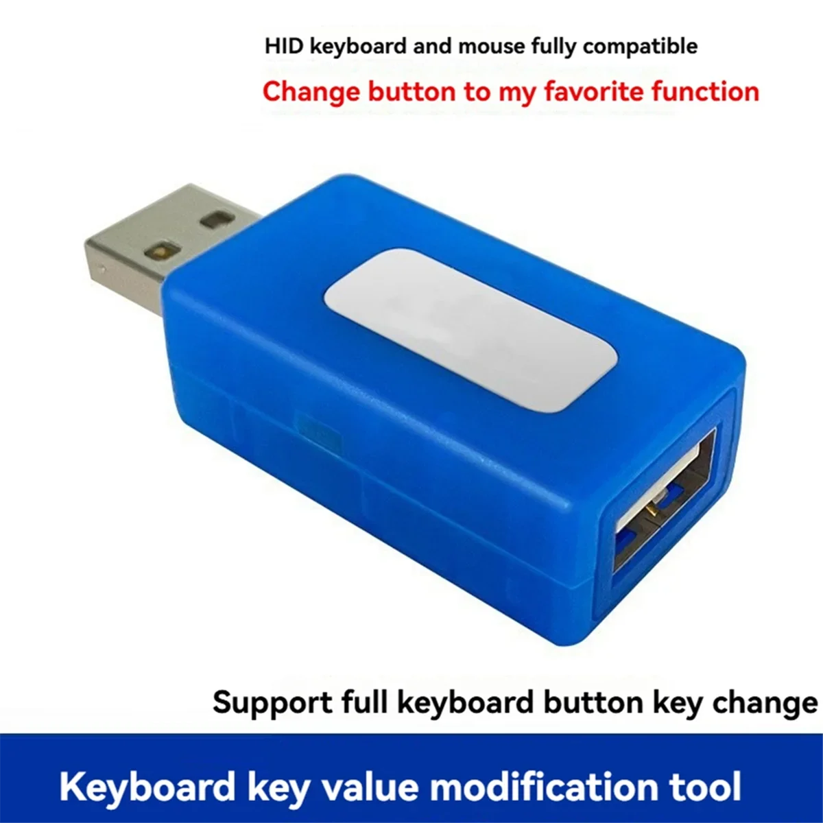 A49T USB Keyboard Modifier Key Remapper Keyboard Accessory for Personalizing Key Functions in Programming and Gaming