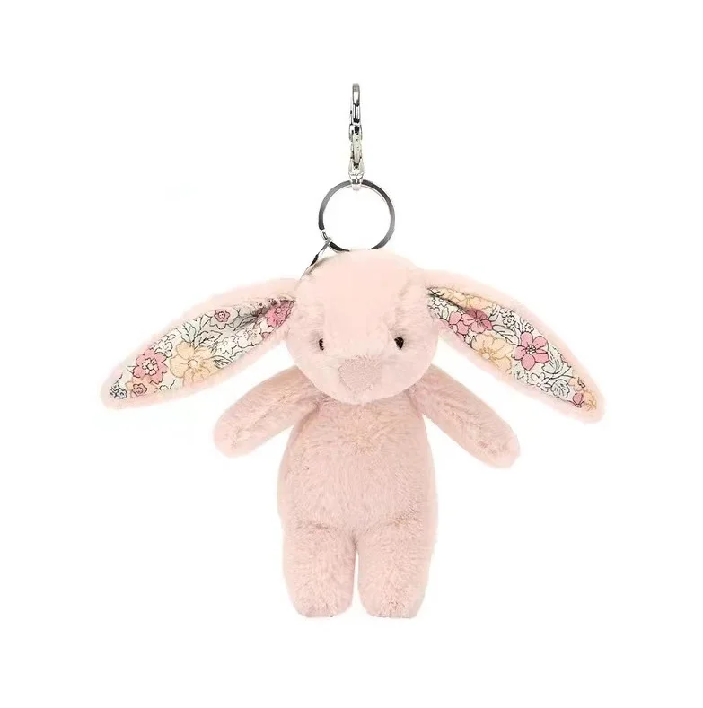 Diversão boneca de pelúcia pingente berinjela chifre saco boneca bonito criativo pequeno saco chaveiro