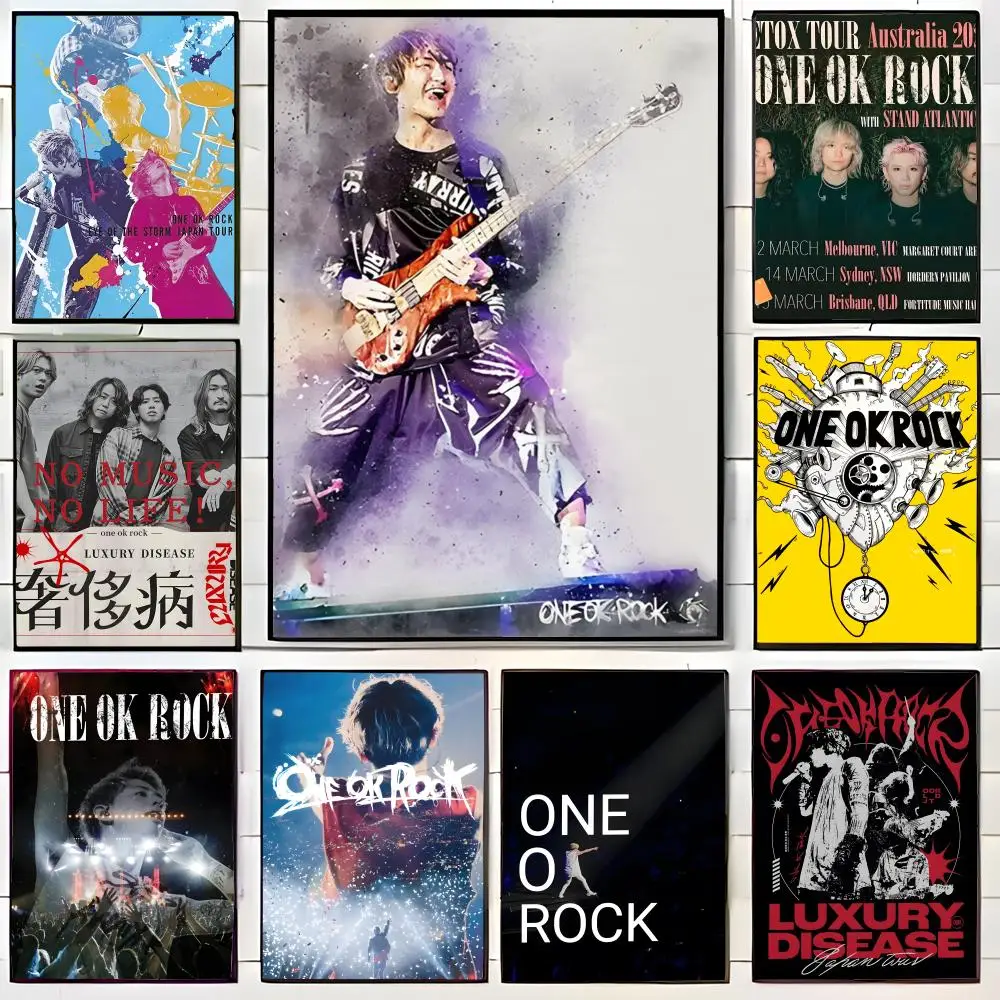 band dynamic O-ONE OK ROCK Poster Wall Art Print Poster Decorative Mural Home Decor Gift Unframed