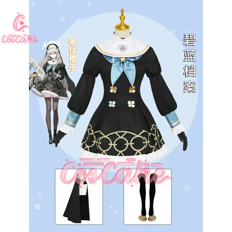 

CosCake Blue Archive Utazumi Sakurako Cosplay Costume Cos Game Anime Party Uniform Hallowen Play Role Clothes