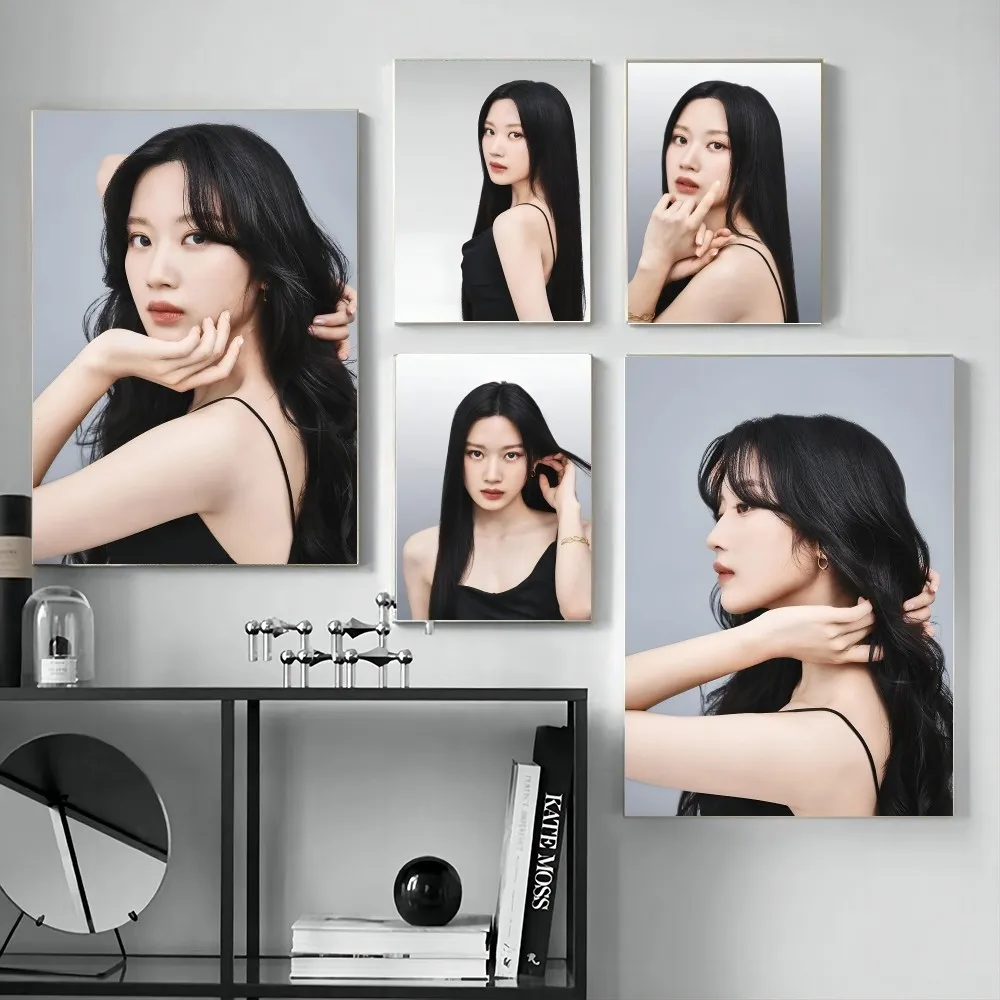 

Корейский постер Moon Ga-young, наклейки, гостиная, спальня, вход, украшение, картина для комнаты, домашний эстетический Декор