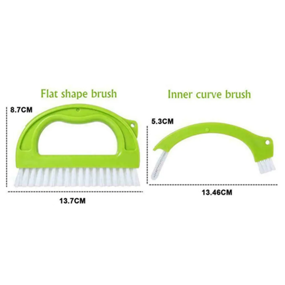 Multi-functionaTile Brushes Grout Cleaner Joint Scrubber for Cleaning Bathroom Kitchen Bathroom Multi-function Housecl 2-in-1