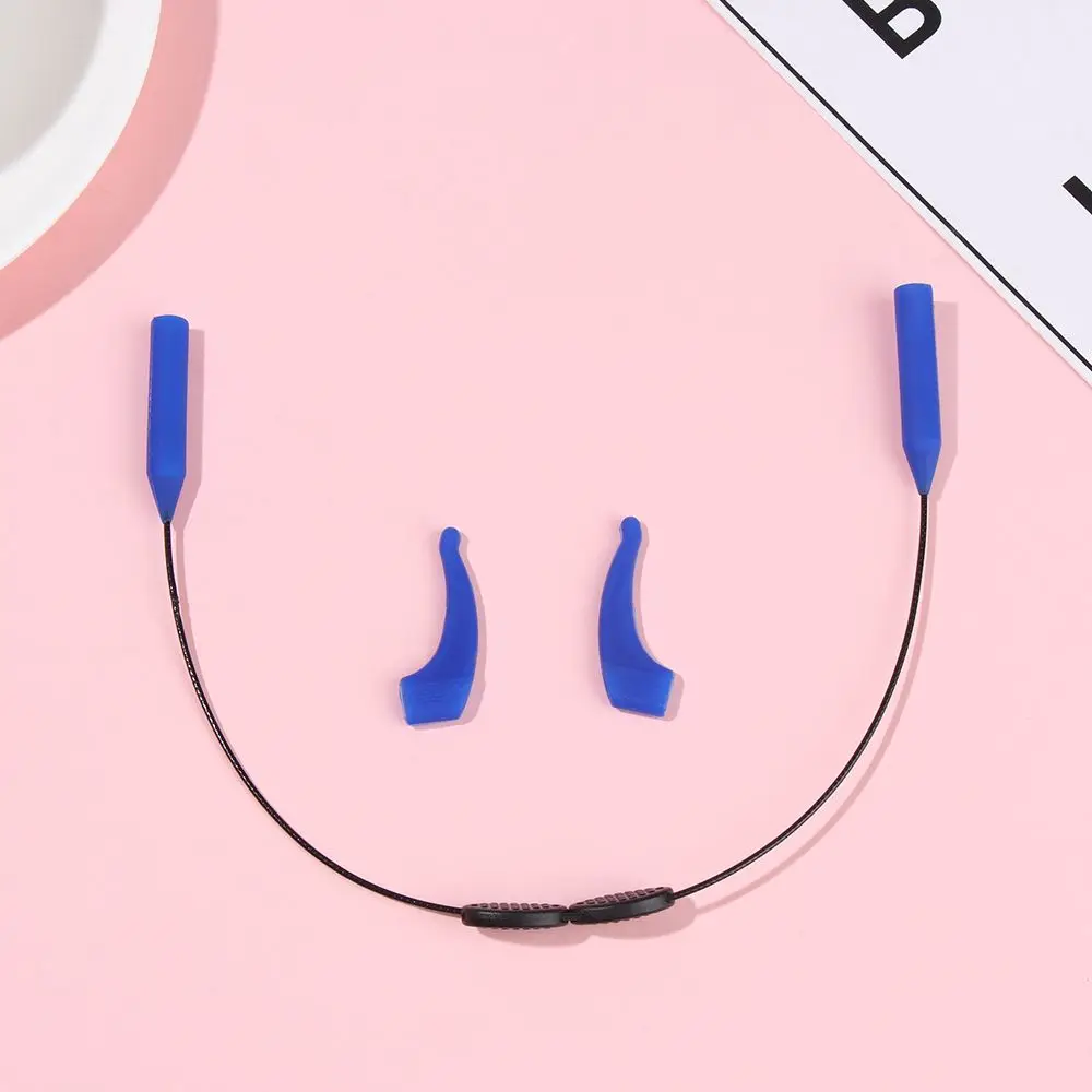 Accesorios cordón para el cuello gafas de sol cadena correa para gafas cuerda ajustable para gafas cordón escalable para gafas gancho antideslizante para la oreja