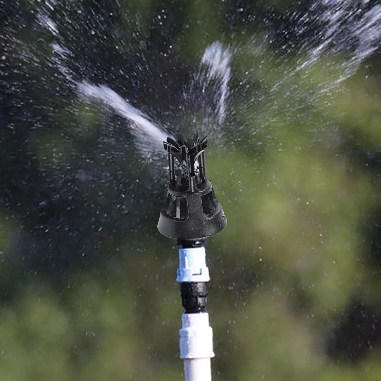 Season After Season Durability 12.5*5*5cm Irrigation Wobble Sprinkler Hassle-free Setup Process Low Pressure Operation 2.5-3.5kg