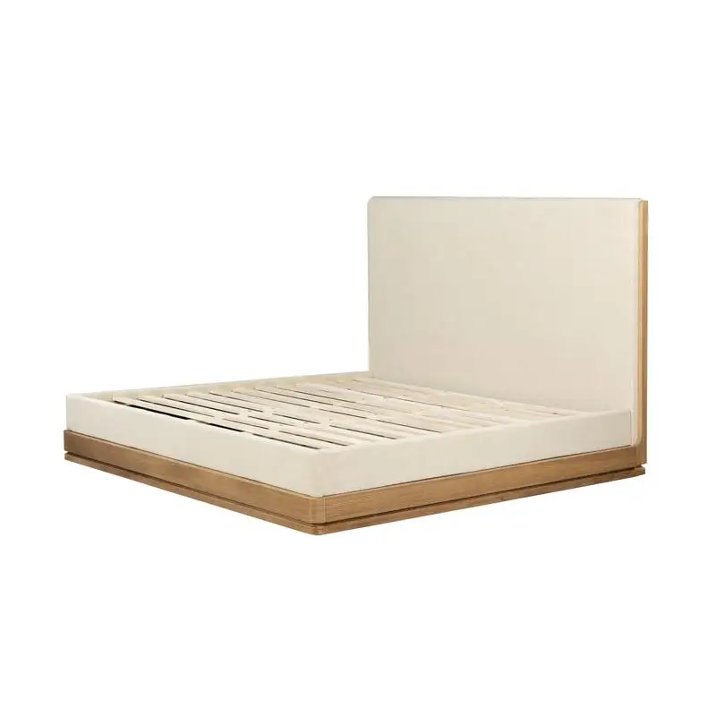 Beige Fabric & Oak … - image