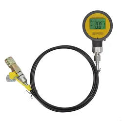 Hydraulisches Manometer-Set, 600 bar, Genauigkeit 1 % wasserdicht, IP65, lange Batterie für Komatsu-Bagger-Kupplungsanschlüsse, Schlauch, 2 m, 4 m