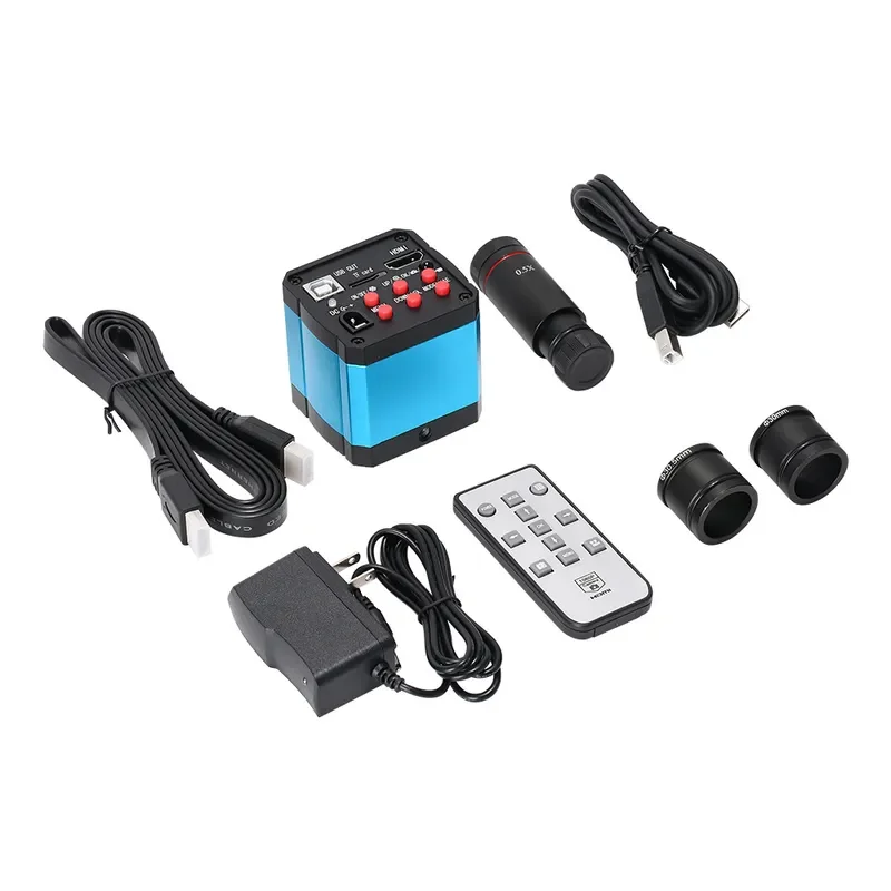 for 14MP HD Industrial Camera Electron Microscope 0.5x Electronic Eyepiece for Mobile Phone Repair Magnifying Glass PCB