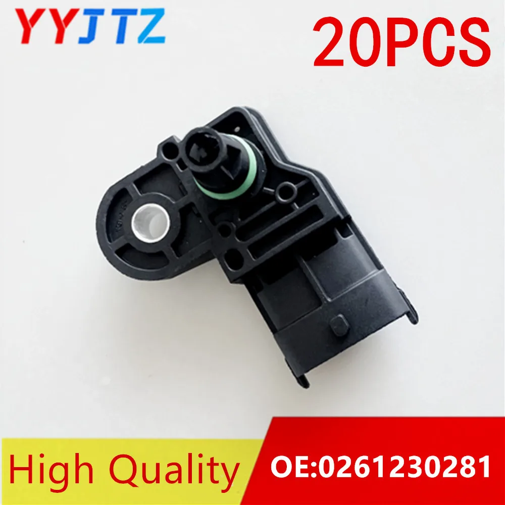 

20PCS OEM 0261230281 MAP Turbo Boost Air Pressure Sensor For Ford Fiesta Focus Edge II Escape III Mustang VI B-MAX C-MAX II