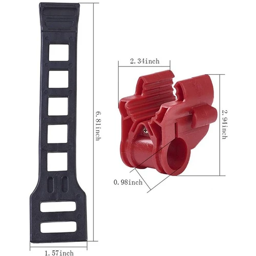 Imagen 2 del producto Soporte de 6 unids/set para bicicleta de coche, soporte de enganche para maletero de vehículo SUV, portador de almacenamiento, ganchos de repuesto con bastidores, modelo