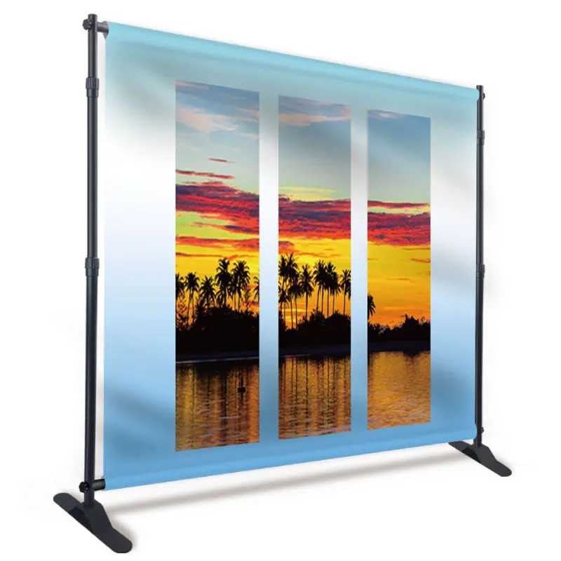 DD 8X8ft/8x10ft/10x10ft Telescopic Display Custom Step And Repeat Banner Stand Photo Background For Photography Wedding Party