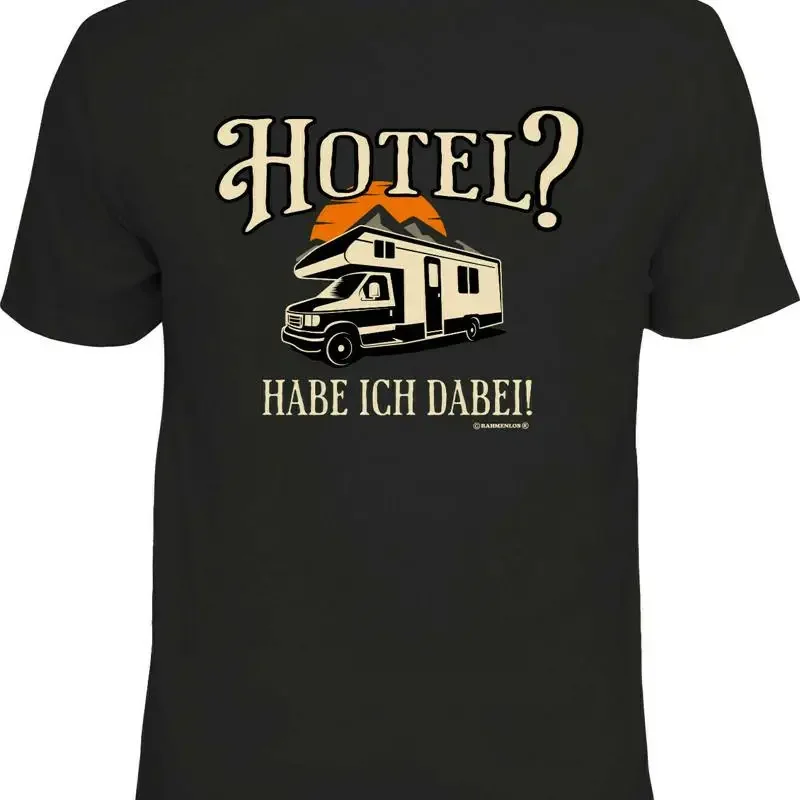 Sayings T Shirt I have my hotel with me men s t shirts for caravan fans