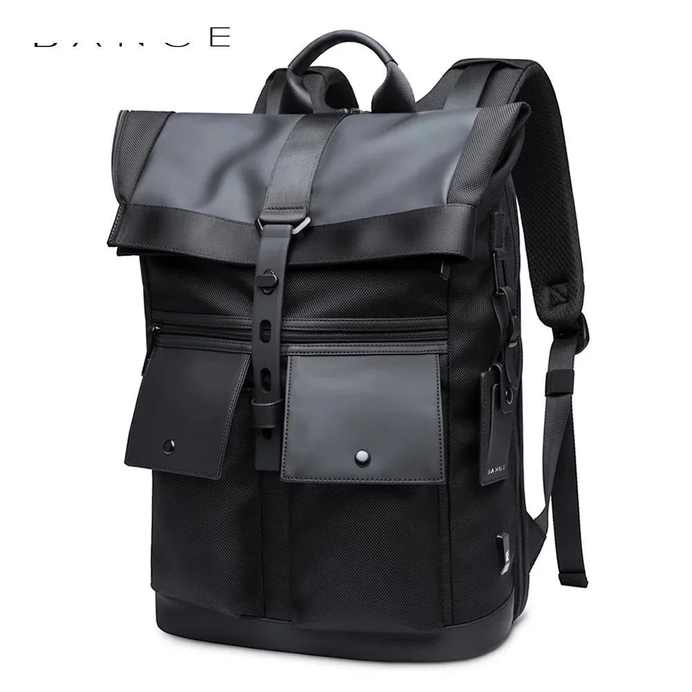 

Bange Men Fashion Backpack 15.6inch Multifunctional Waterproof Backpack Daily Travel Bag Casual School Rucksack