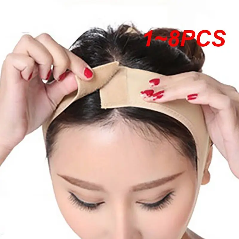 V-Shaper Facial Slimming Bandage, Relaxamento Lift Up Belt, Shape Lift, Reduzir o queixo duplo, Face Thining Band, Massagem, 1-8pcs