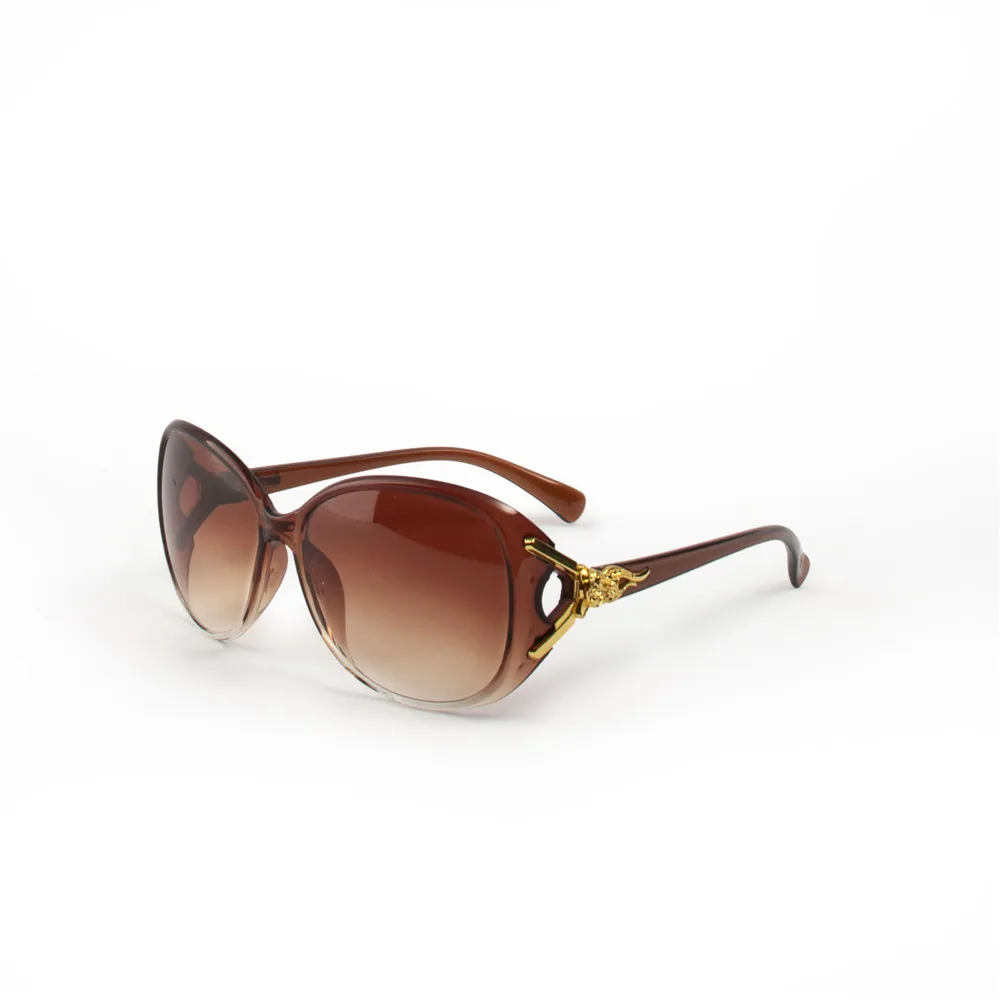 2 Stück Modische Übergroße Sonnenbrillen PC Damen Großer Rahmen Verlaufsgläser Sonnenbrillen Gafas De Sol Mujer – Detail 5