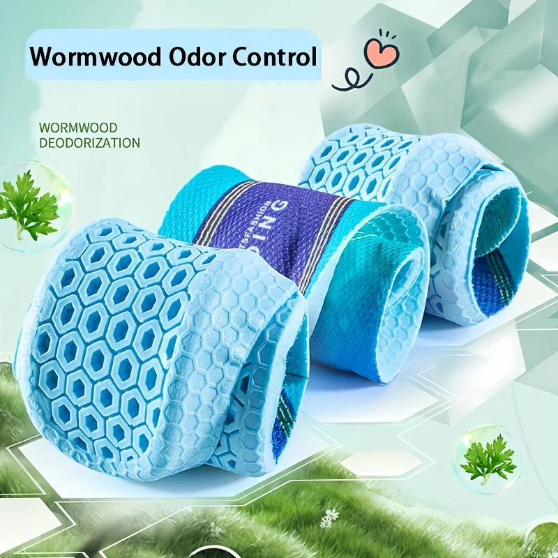4D Sport Insoles Soft Breathable Deodorant High-elasticity Shock Absorption Running Shoe Pad For Men Women Latex Massage Insole