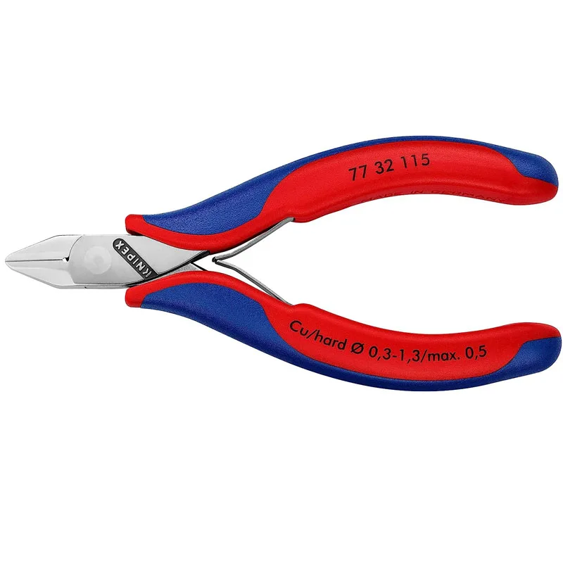 KNIPEX 77 32 115 Antistatic Precision Electronic Diagonal Pliers Low Friction Double Spring Fine Workmanship And Durability