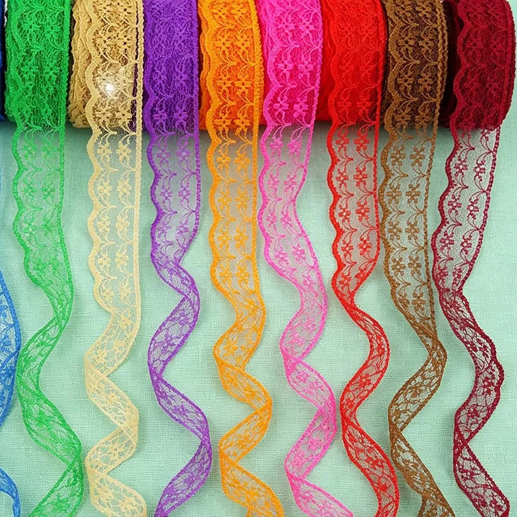 (10 yards/roll) 2.25 centimetri di Pizzo Bianco fabWebbing Decorazione Bel regalo di imballaggio Materiale Del Cotone