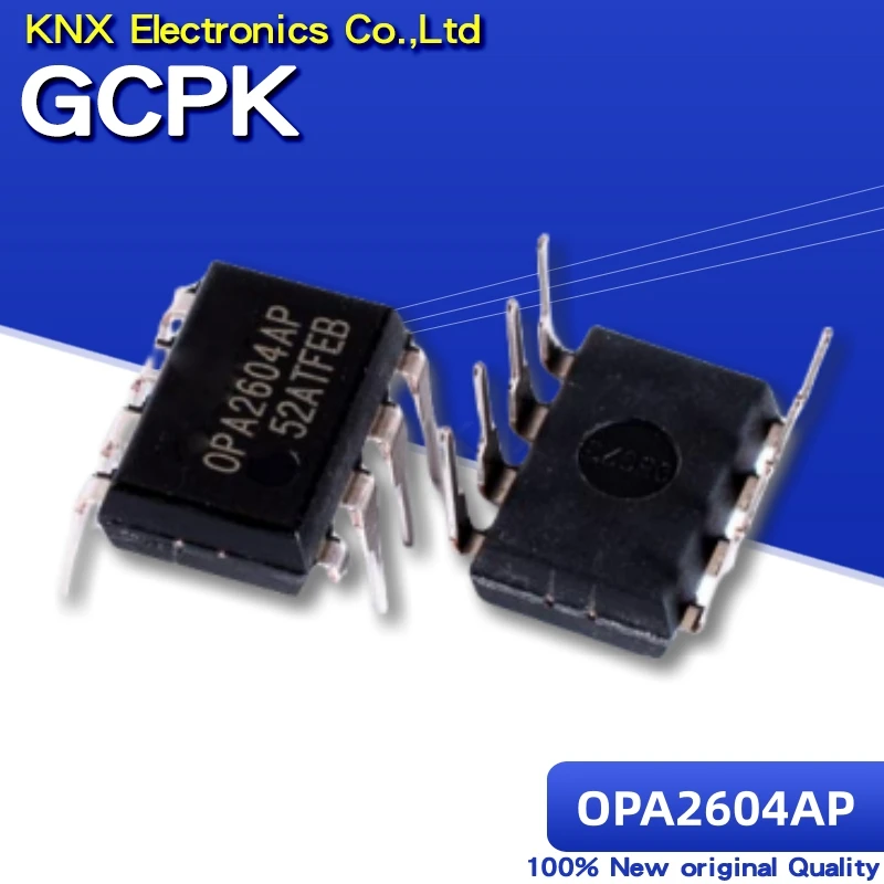 5PCS OPA2604AP OPA2604A DIP8 DIP OPA2604 Dual FET-Input, Low Distortion OPERATIONAL AMPLIFIER 100% original new