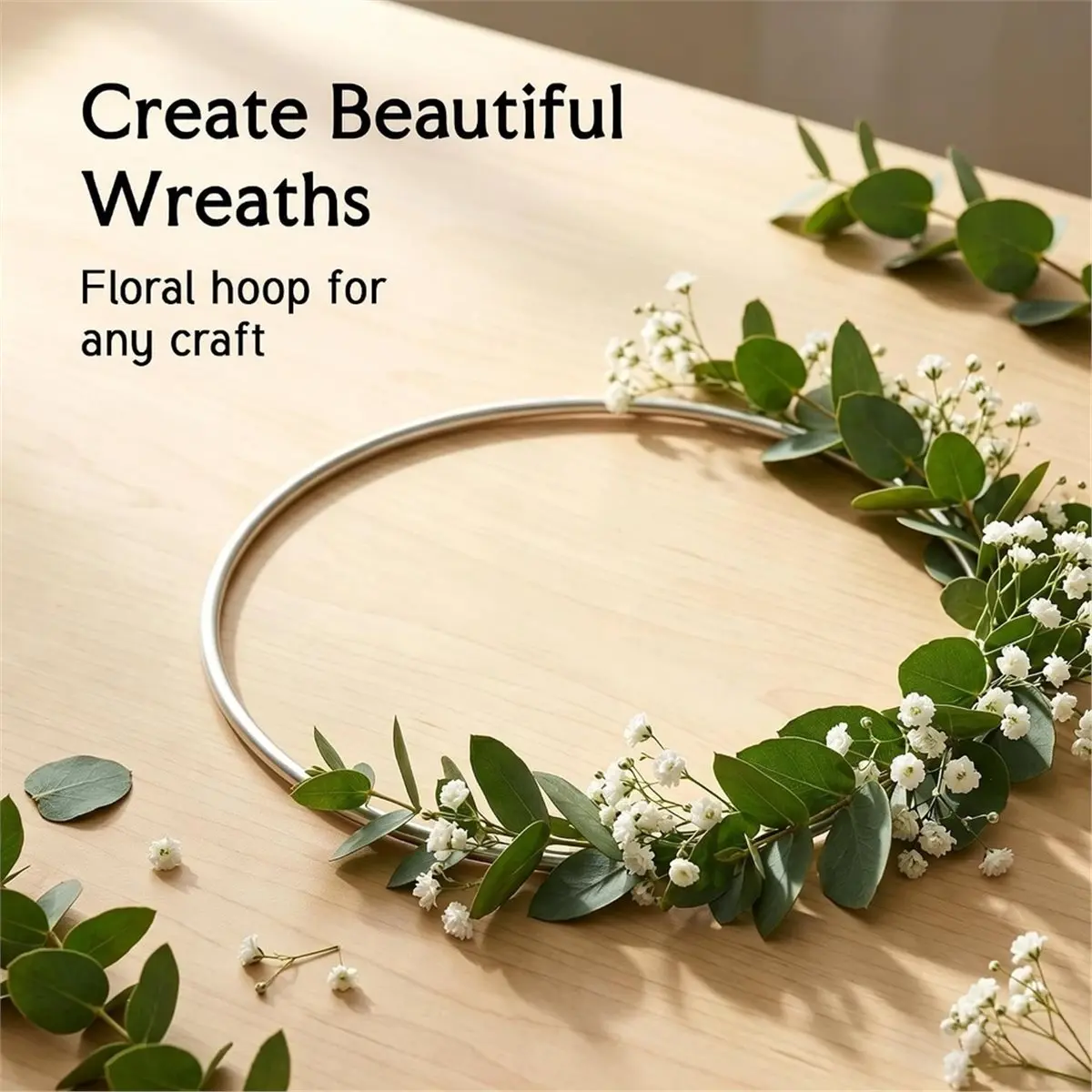 30 Pcs 6 Inch Floral Hoop, 15cm Silver Metal Ring,Wreath Macrame Ring for DIY, Wedding Decoration, Dream Catcher