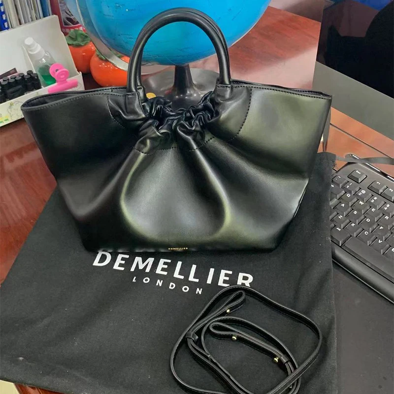 Borsa da donna In pelle bovina a strati superiori nel 2023 nuove borse a catena a mano pieghettate Premium da donna borsa a tracolla di lusso di marca di design