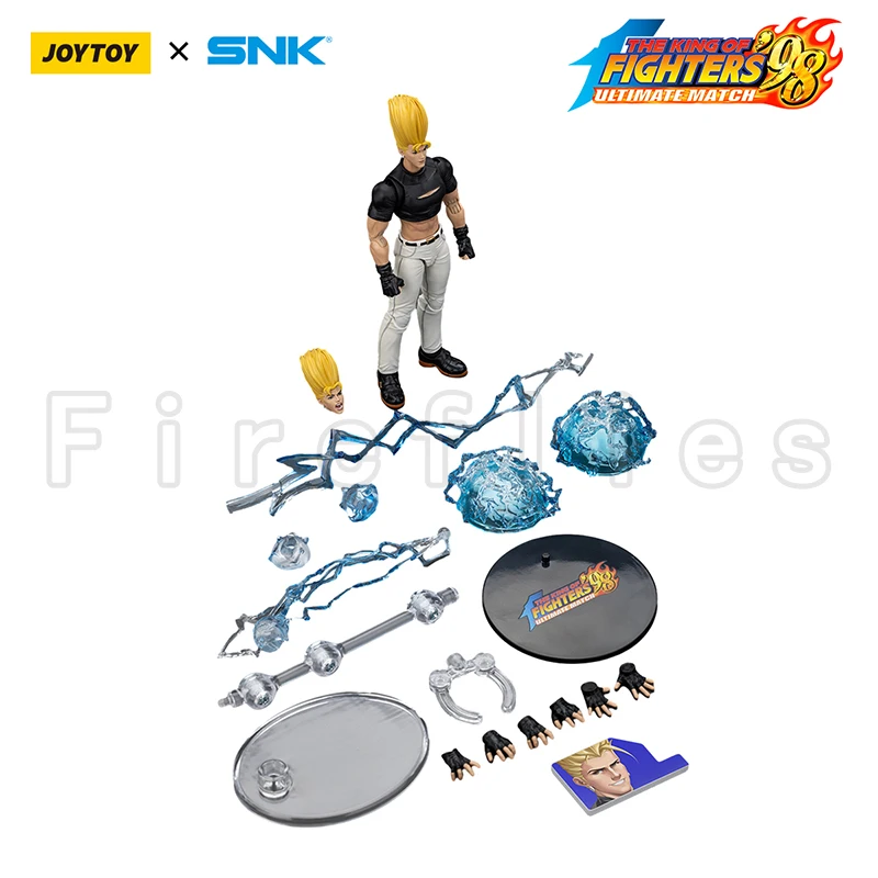 

1/18 JOYTOY Action Figure SNK KOF 98UM Hero Team Kyo Kusanagi Goro Daimon Benimaru Nikaido Anime Model Toy
