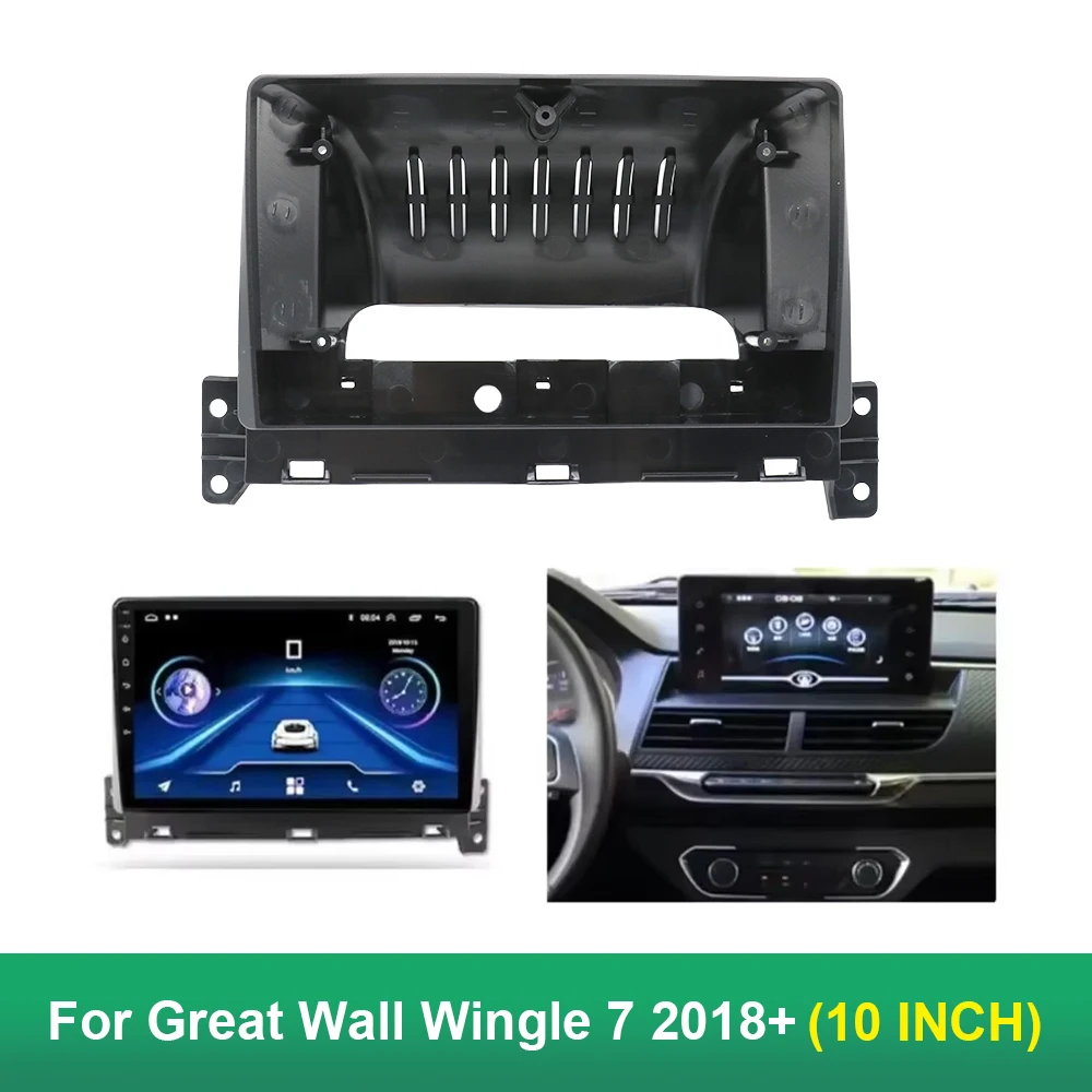 Car Frame Fascia Adapter Canbus Box Decoder Android Radio Dash Fitting Panel Kit For Great Wall Wingle 7 2018+