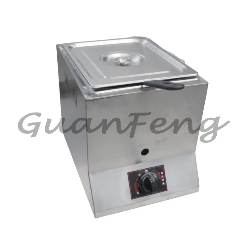 Factory Gas Fryer for Sale Stainless Steel Single Burner 10L Commercial Kitchen Equipment