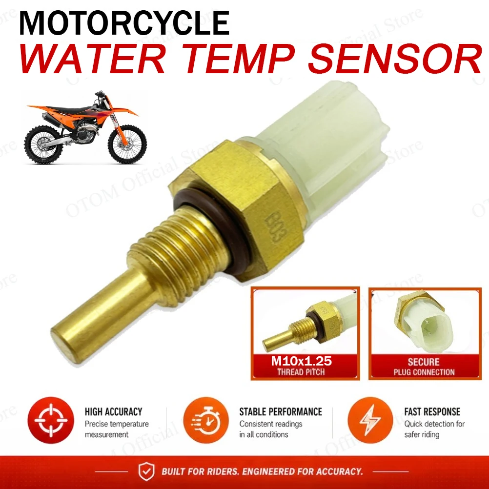 2016-2027 Motorcycle Water Temperature Sensor For KTM HUSQVARNA GASGAS SX SXF EXC EXCF XCW 125 250 300 350 450 Water Temp Sender