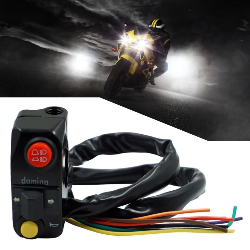 22mm Motorcycle Electric Bike/Scooter Light Turn Signal HornSwitch ON/OFF Button