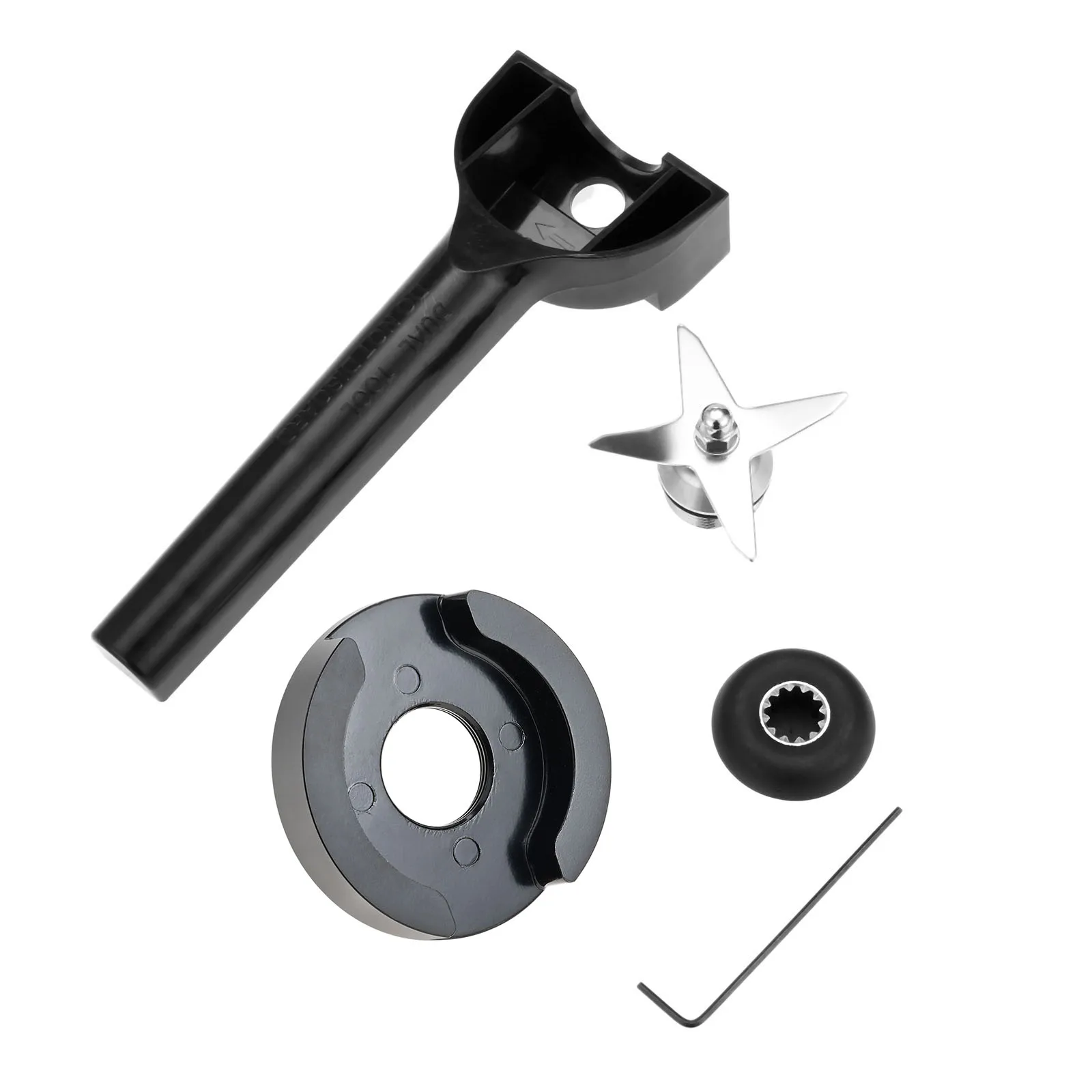 5 uds/kit de reparación de licuadora, herramienta de extracción de tuerca de retención de hoja, enchufe de accionamiento apto para Vitamix y Vita-mix de 48oz y 64oz, conjunto de reemplazo