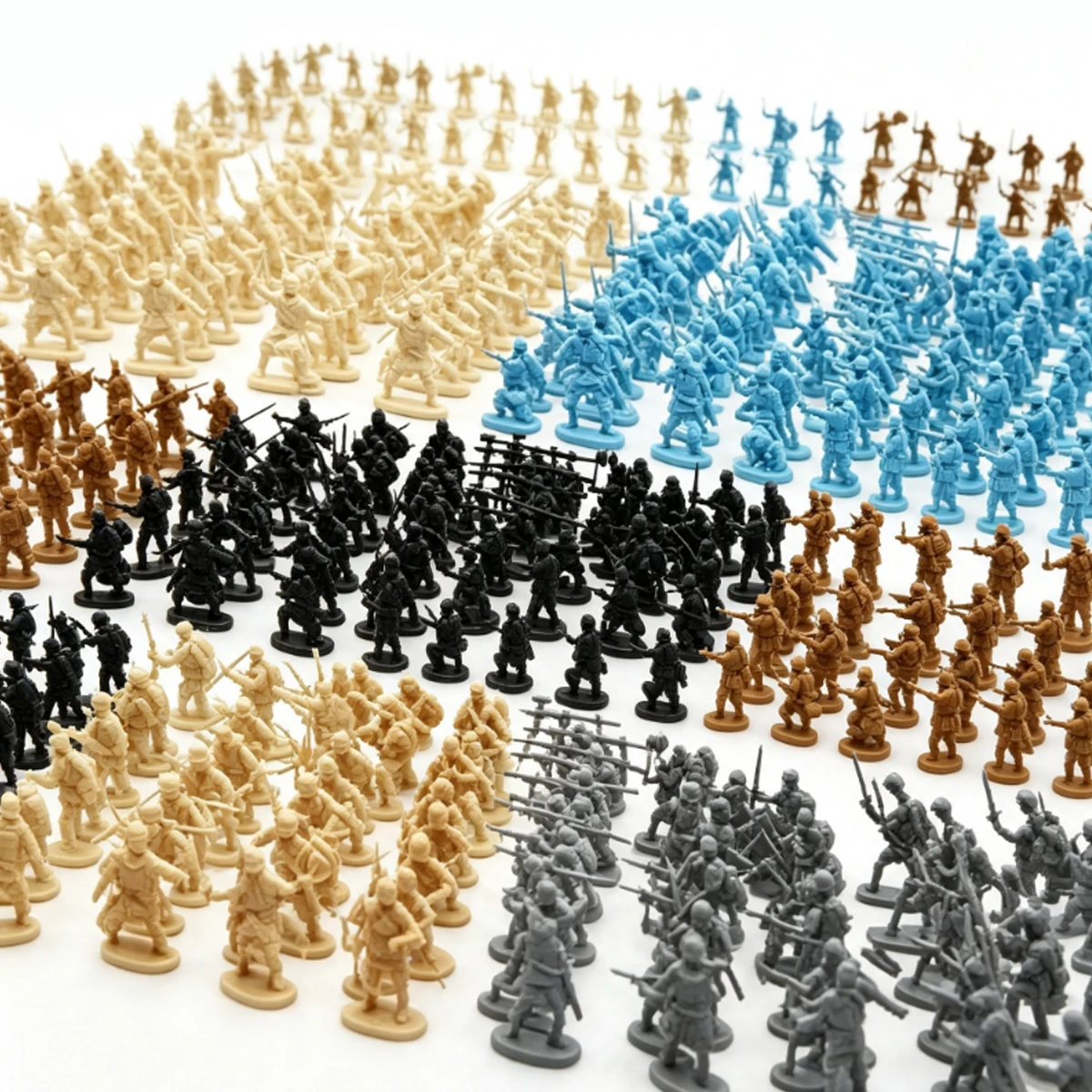 35Pcs Random Style Mini Medieval Soldier Figures, Intricately Detailed Miniatures Perfect for Diorama Art, Projects ZSY