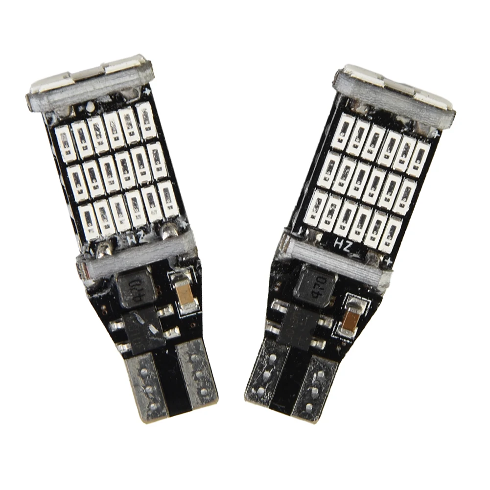 New Style High Quality Led Bulbs Car 45pcs 4014SMD 2/10 Piece T15 Led AMber About 6W DC12V For Most Car Model Red