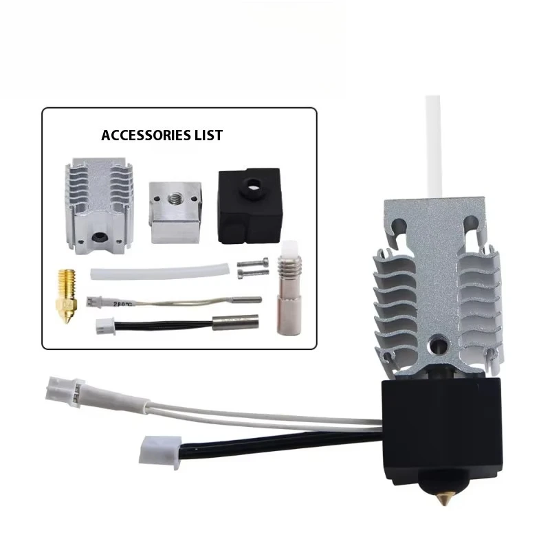 Ender 3 V3 SE Hotend Nozzle Kit Efficient Heating Cooling Dissipate Heat Stainless Steel Throat 3D Printer Accessories