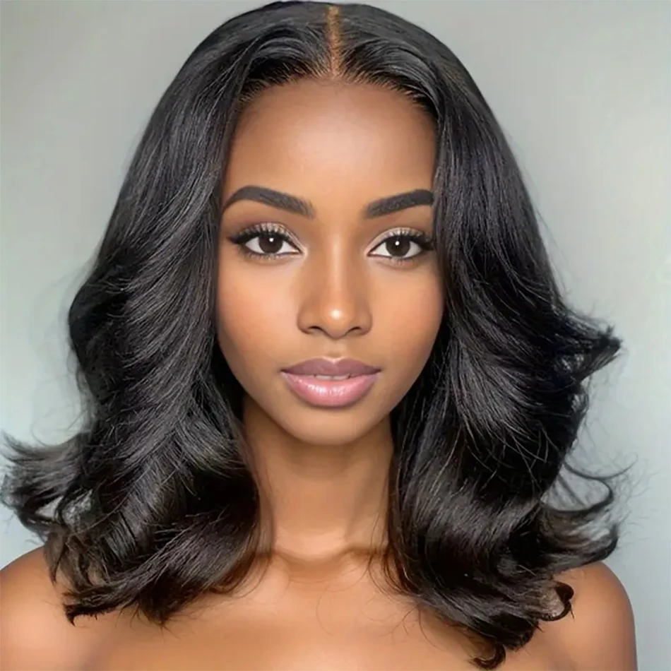 Bob Wig Human Hair 13x4 Lace Frontal Wig Pre Plucked with Baby Hair for Women Human Hair Short Bob Wig 8-16Inch Lace Frontal Wig