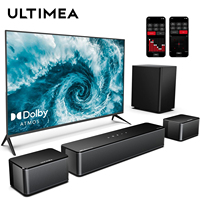ULTIMEA 5.1 Dolby Atmos Soundbar with Wireless Subwoofer, Home Theater Surround Sound System for TV, Rear Speakers, APP Control