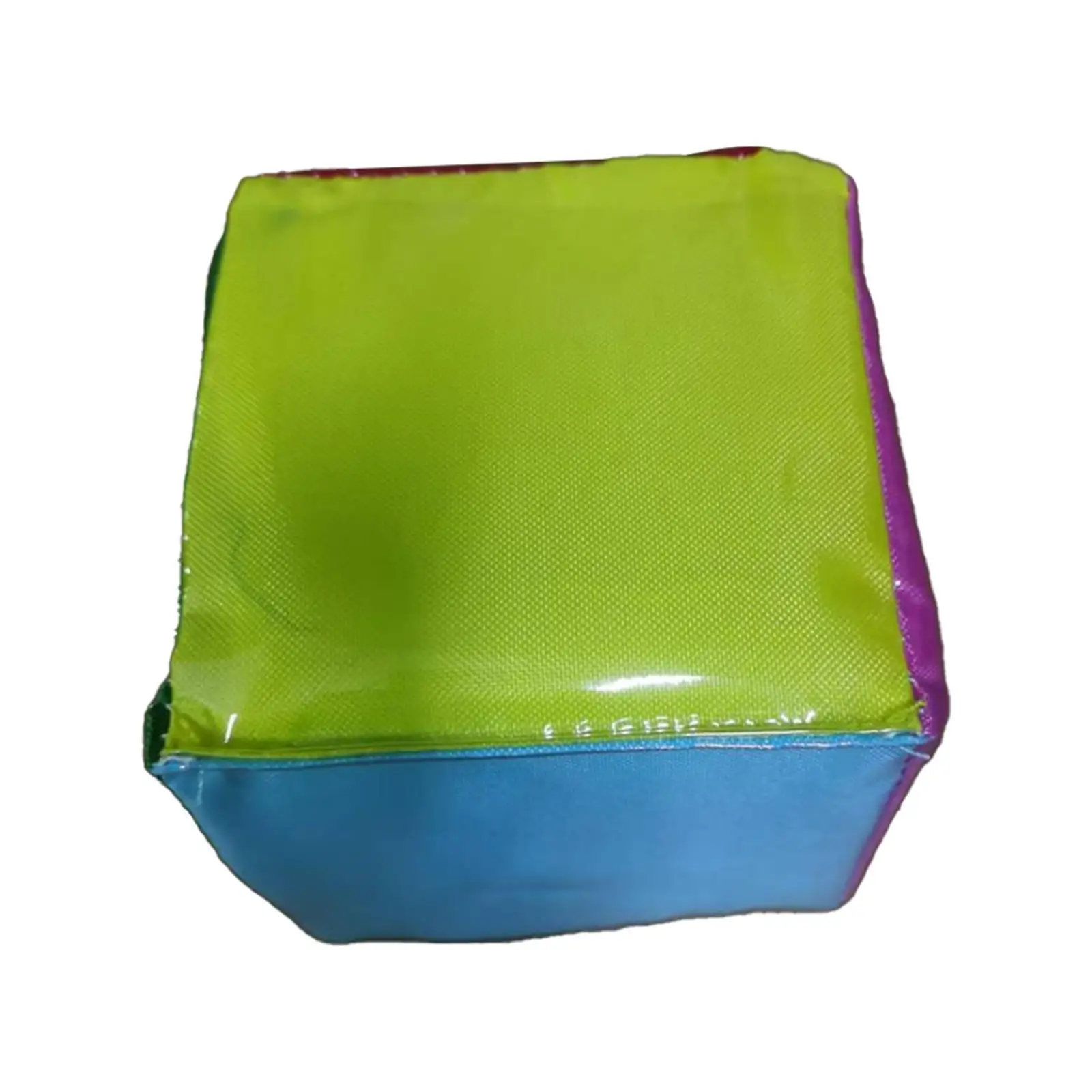 2Pcs Card Slot Educational Dice PVC Soft Dice DIY Role Playing PVC Pocket Cubes for Teaching Birthday Gift Preschool Activity
