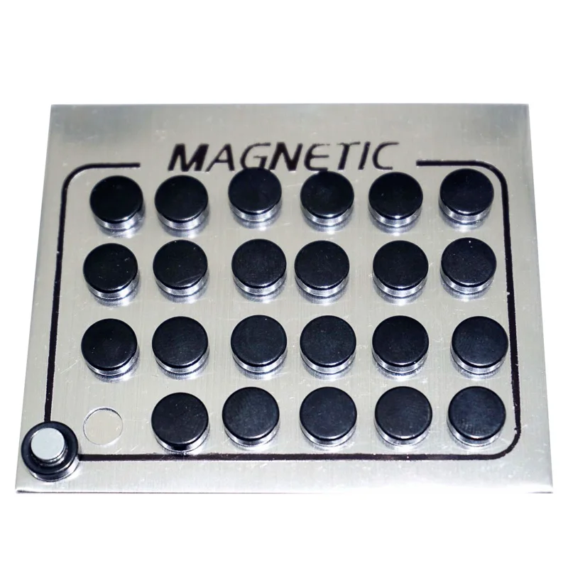 12 Pair/lot 6/8/10mm Round Colorful Magnet Stud Earring Puck Womens Mens Magnetic Fake Ear Plug Jewelry