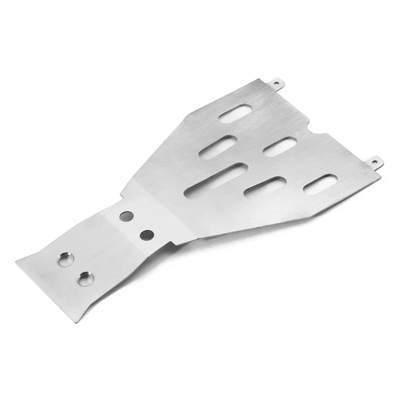 Racing Stainless Steel Skid Plate Chassis Guard Chassis Armor Upgrades Spare Parts For TRAXXAS 1/10 FORD F-150 RAPTOR