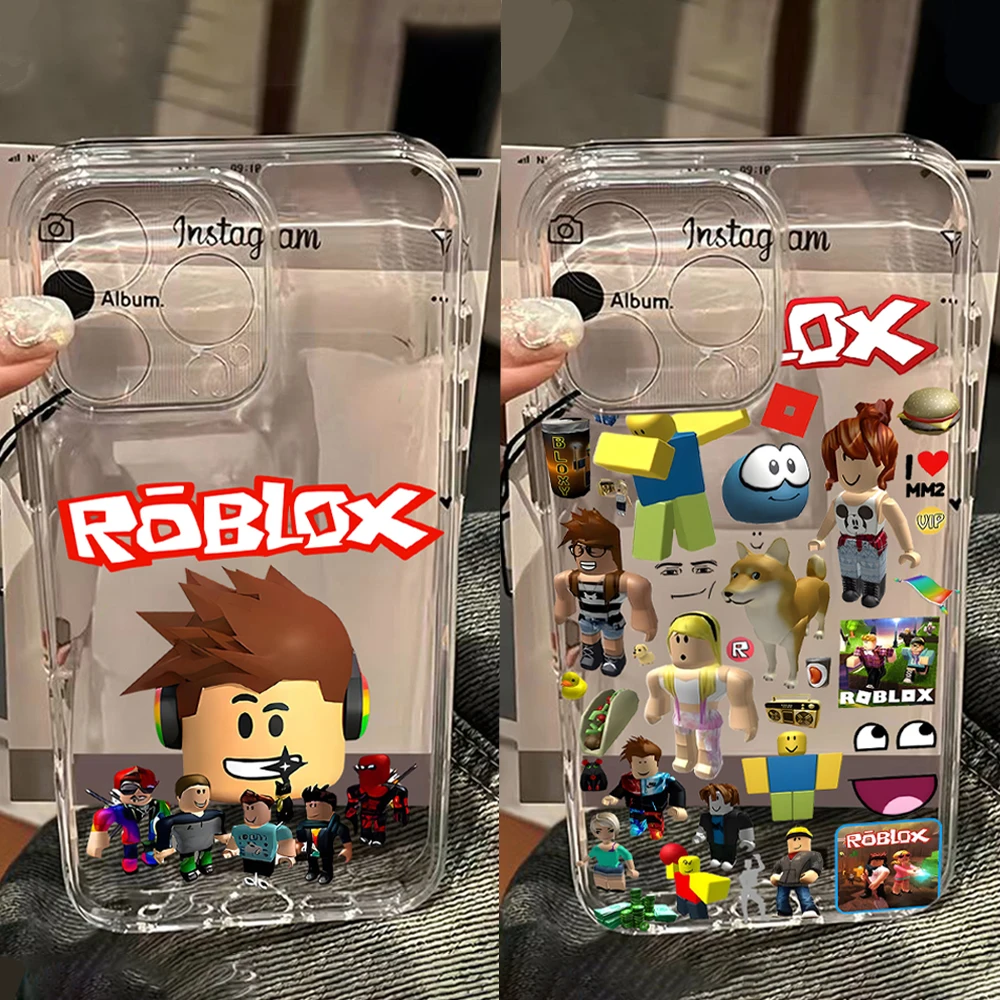 Popular game r-robloxes Phone Case For iPhone 17 16 16e 15 14 13 12 11 Mini Pro Max XR XSMax 7 8 Air