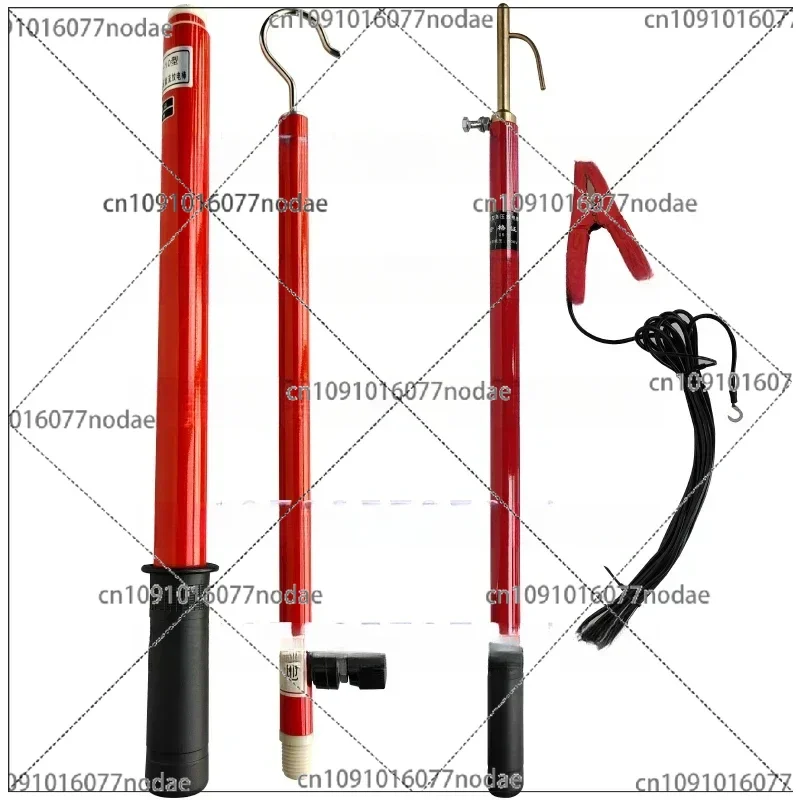

10Kv-500Kv High Voltage Direct Resistance Value Dual-Purpose Insulated Rod Telescopic Discharge Pen