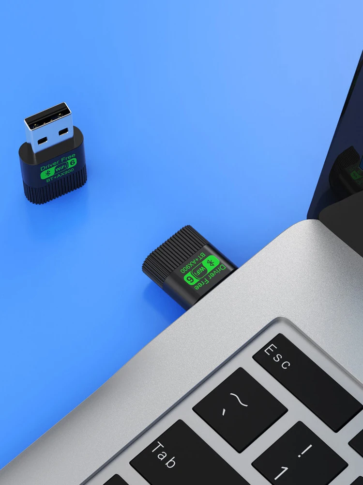 KEBIDU AX900 USB WiFi 6 Bluetooth 5.4 Adapter Dual Band 2.4G&5GHz USB Network Wireless WiFi Receiver Driver Free For Win 10/11 — zdjęcie produktu 7