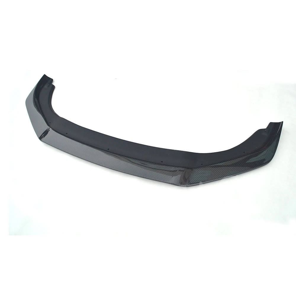 For MK6 R20 Carbon Fiber Front Lip Chin Spoiler For Volkswagen VW Golf 6 VI R20 2010-2013 E Style FRP Bumper Protector