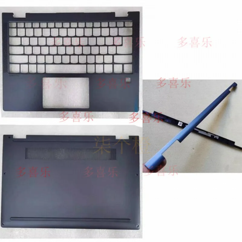 

Корпус упора для рук QQ Нижняя крышка корпуса Крышка шарнира для Lenovo YOGA 6-13ALC7 ARE Синий