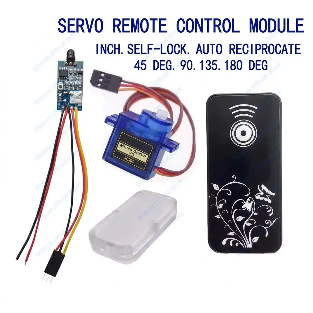 SG90 Servo Controller Module Adjustable Angle Drive Board Multi Mode Control Steering Actuator for RC Robot Car DIY Project