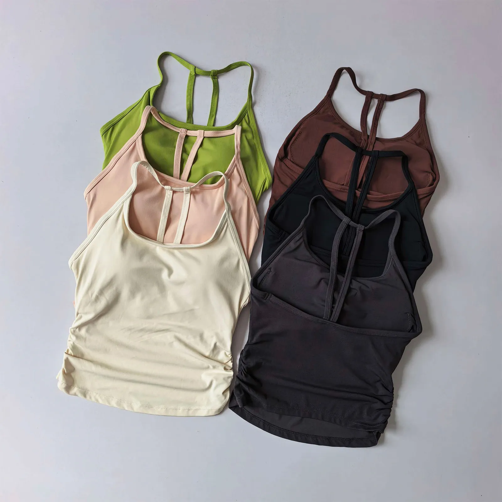 Festgelegte Cups, sexy, schöner Rücken, Sportweste für Damen, Träger-BH mit Brustpolster, Yoga-Bekleidung, Unterwäsche, Pilates-Yoga-BHs, Fitness-Top – Detail 13