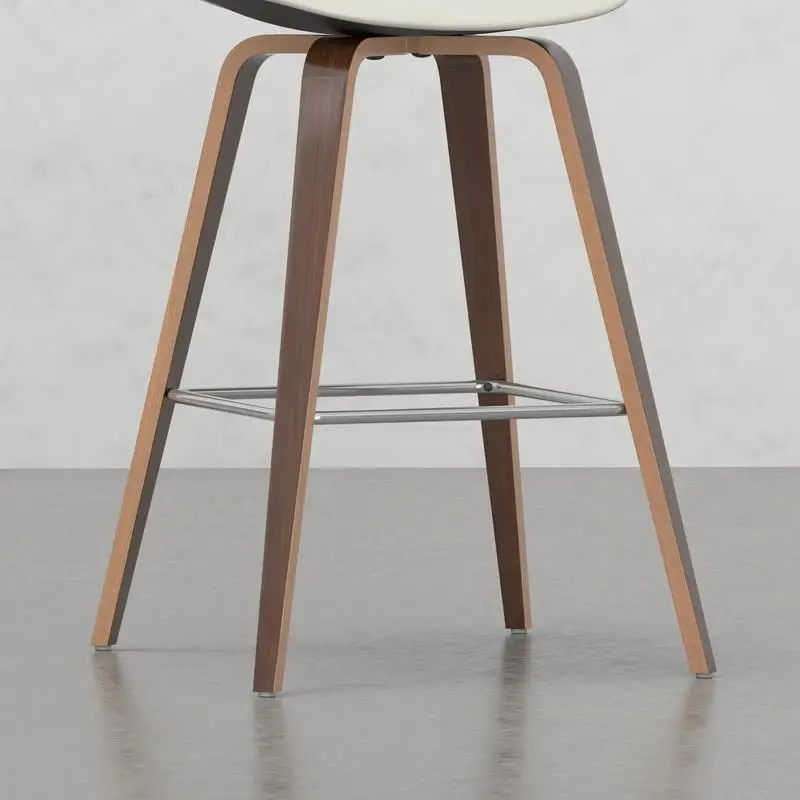 ชุดเก้าอี้สตูลเคาน์เตอร์/บาร์ทรงโค้ง 2 ตัว