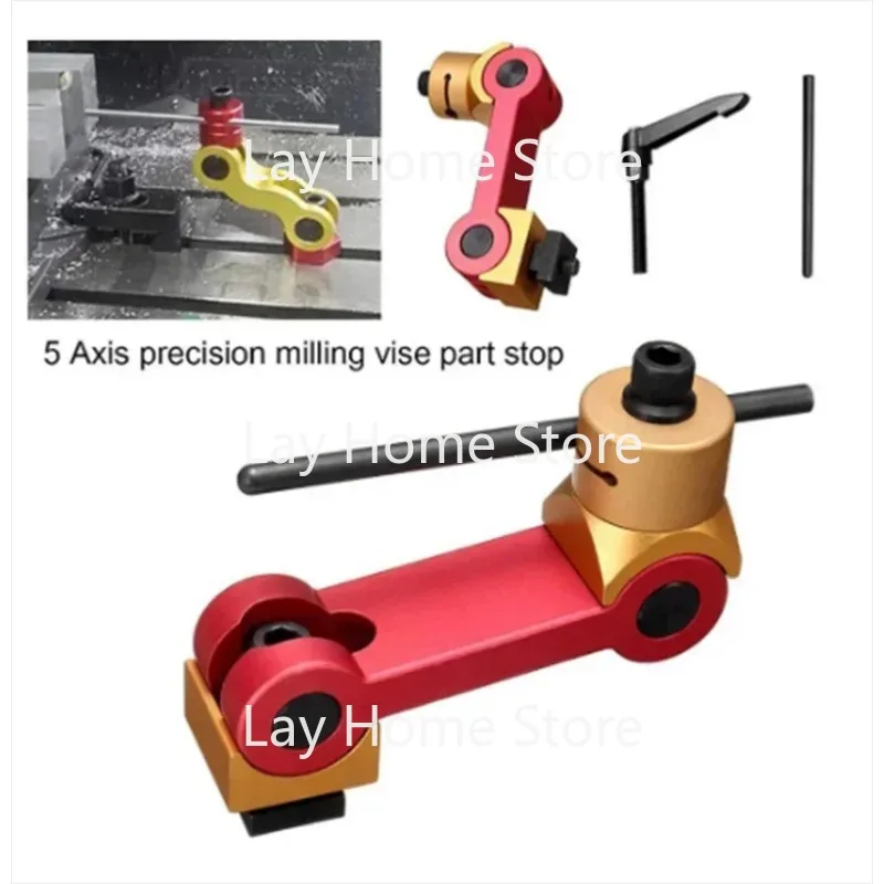 

Locator Tool Adjustable CNC Mill Machine Workpiece Stop Positioner Part Workpiece Multi Function Function Work Stop Locator tool