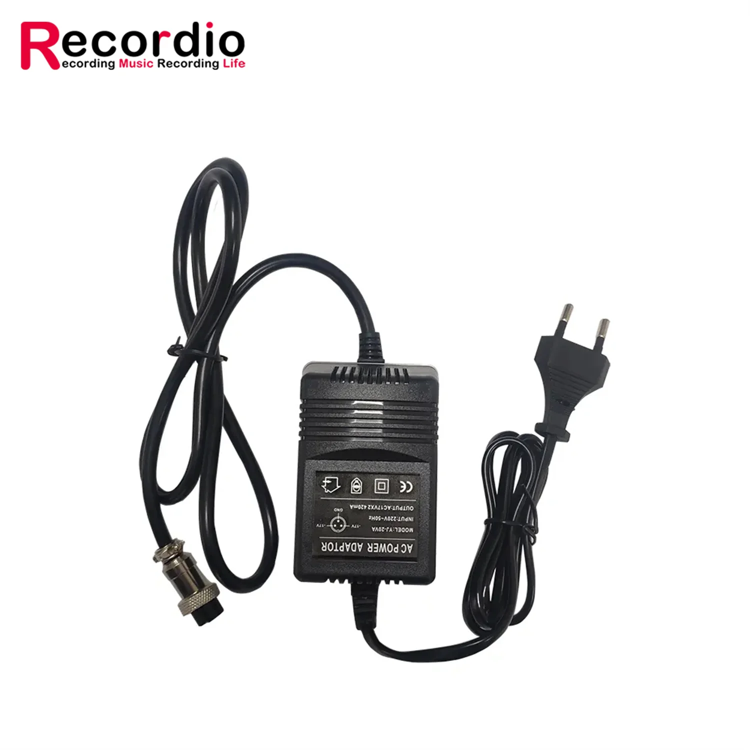 GAZ-DC04 Mixing Console Mixer Power Supply AC Adapter 3 Pin Connector 18V 350ma 110V /220V Input Plug