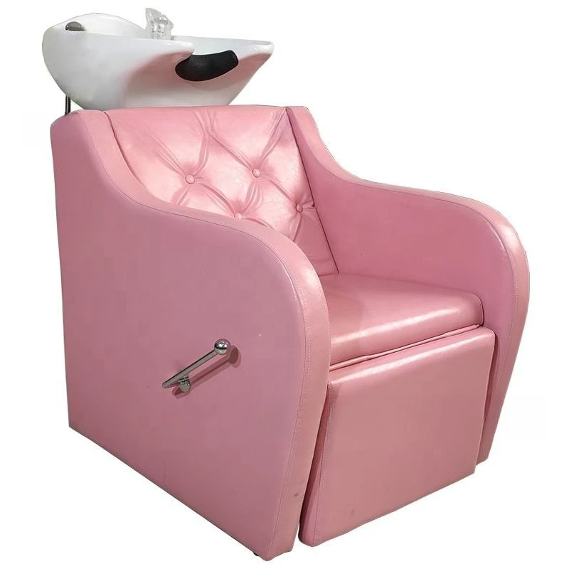 

Special for barber shop Sitting semi-lying hair care punch bed Shampoo flush bed Salon furniture