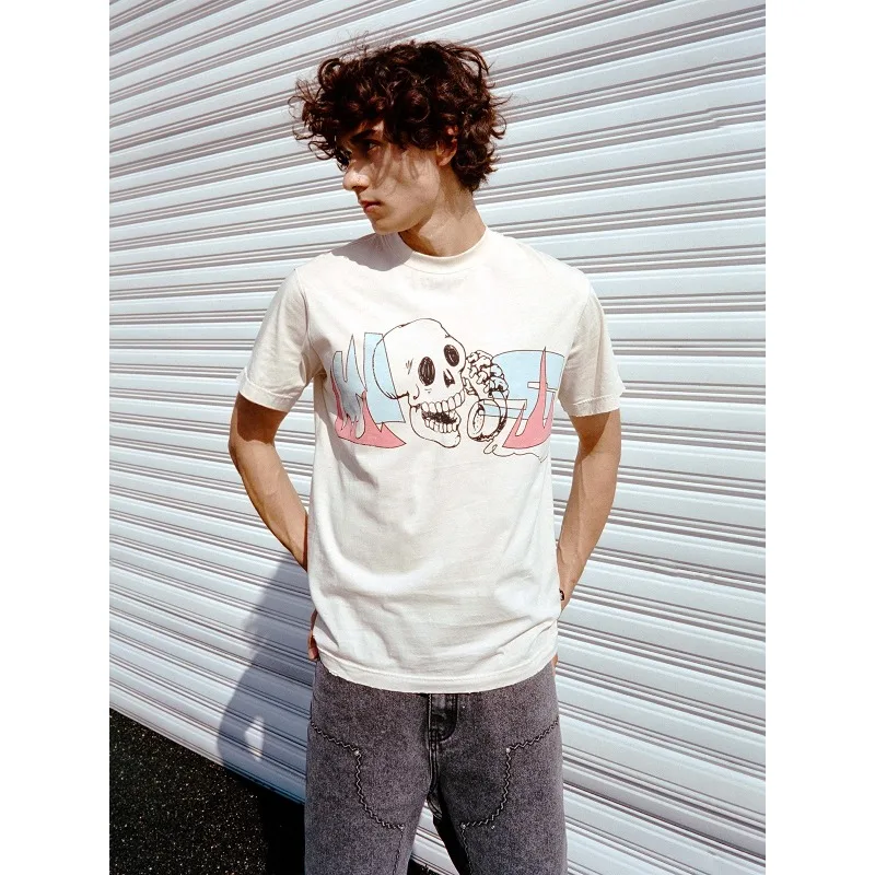 

Новый аварийный телефон с черепом, модный унисекс с короткими рукавами и 3D принтом, унисекс, дышащий, быстросохнущий, модный